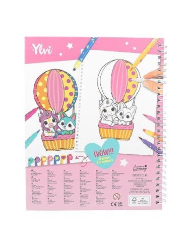 LIBRO COLOREAR CON COLORES TOP MODEL