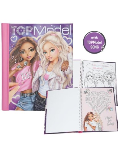 LIBRO COLOREAR LED Y SONIDO TOPMODEL