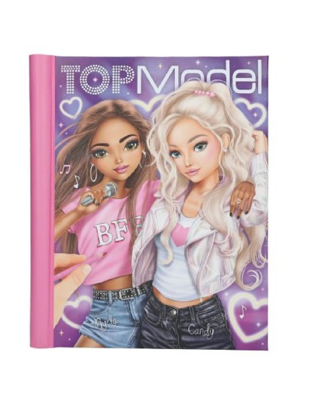 LIBRO COLOREAR LED Y SONIDO TOPMODEL
