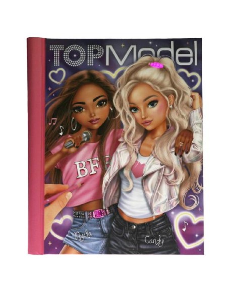 LIBRO COLOREAR LED Y SONIDO TOPMODEL