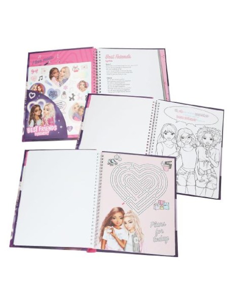 LIBRO COLOREAR LED Y SONIDO TOPMODEL