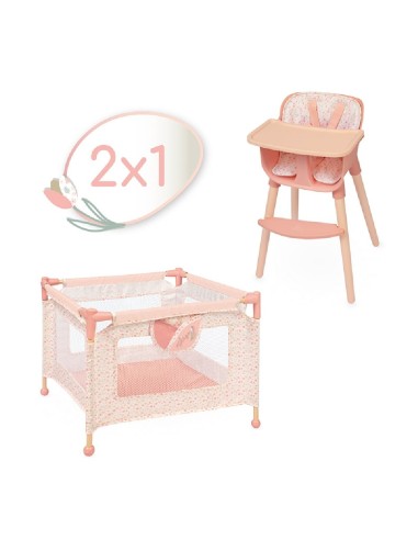 Set Trona y Parque de Muñecas Tulipe 2x1 DeCuevas 40074