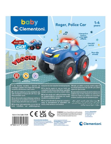 COCHE POLICIA SONIDOS CLEMENTONI COCHE POLICIA SONIDOS CLEMENTONI