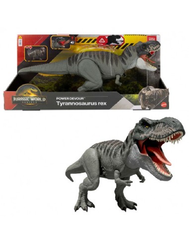 DINOSAURIO JURASSIC WORLD T-REX ATACA