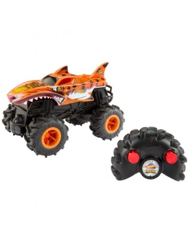 HOT WHEELS MONSTER TRUCKS TIGER SHARK R/C 1:24