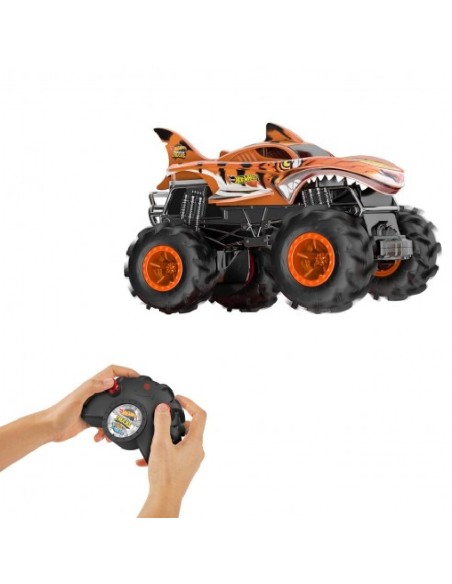 HOT WHEELS MONSTER TRUCKS TIGER SHARK R/C 1:24