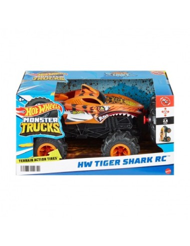 HOT WHEELS MONSTER TRUCKS TIGER SHARK R/C 1:24