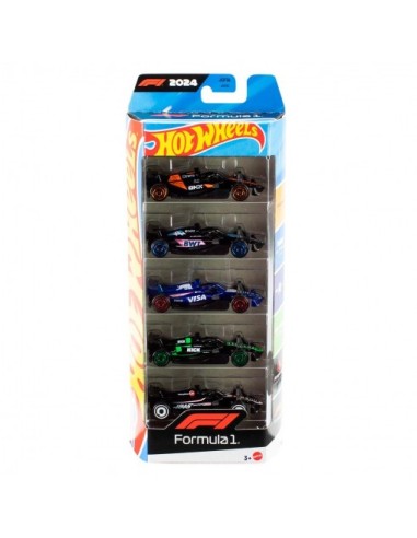 PACK 5 COCHES HOT WEELLS RACE