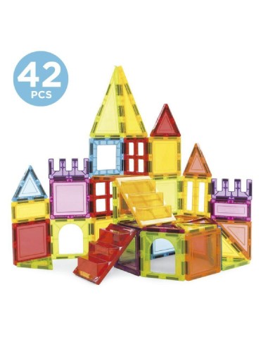 Educa Magnetics Juego Educativo de Construcción 3D 42 Piezas