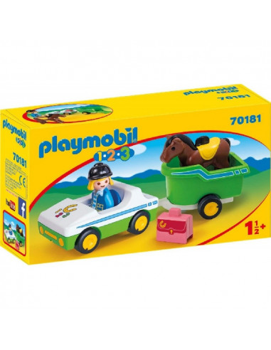 PLAYMOBIL COCHE REMOLQUE