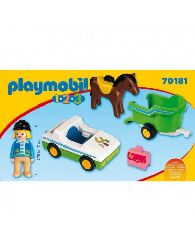 PLAYMOBIL COCHE REMOLQUE