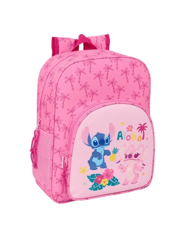 MOCHILA JUNIOR ADAPT.CARRO STITCH "CHILL"