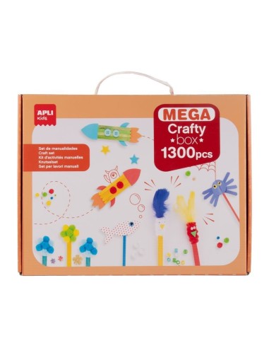 SET MANUALIDADES 1300 ACCESORIOS.