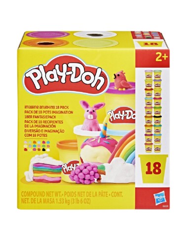 PLAY-DOH PACK DE 18 BOTES PLAY-DOH PACK DE 18 BOTES