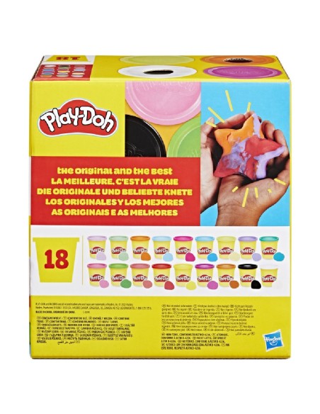 PLAY-DOH PACK DE 18 BOTES PLAY-DOH PACK DE 18 BOTES