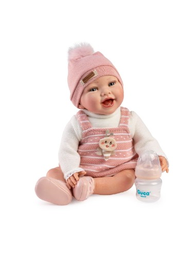 MUÑECA  REBORN NOA PELELE ROSA