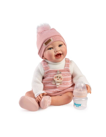 MUÑECA  REBORN NOA PELELE ROSA