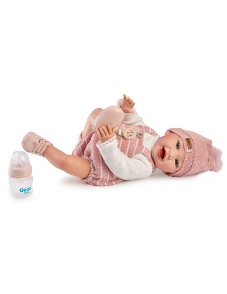MUÑECA  REBORN NOA PELELE ROSA