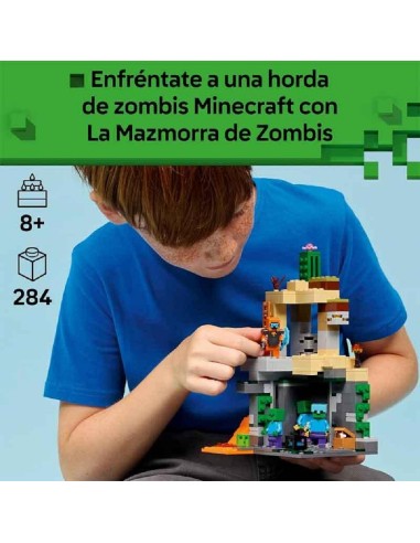 LEGO MINECRAFT LA MAZMORRA DE ZOMBIS...