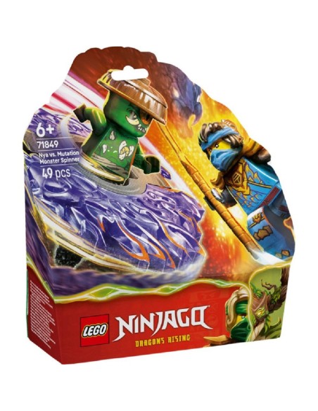 LEGO NINJAGO NYA VS SPINNER MONSTRUO MUTANTE