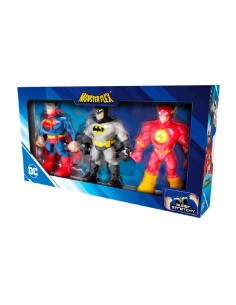 Pack 3 Figuras Monsterflex DC Comics Bizak 2