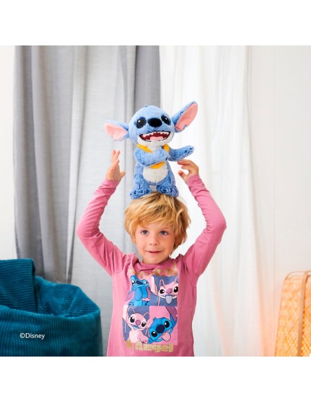 PELUCHE STICH CON LEI 25-CMS.