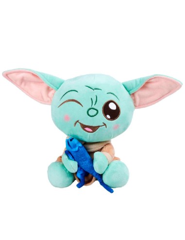 PELUCHE GROGU CON LAGARTIJA 25-CMS.