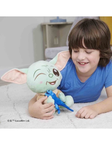 PELUCHE GROGU CON LAGARTIJA 25-CMS.