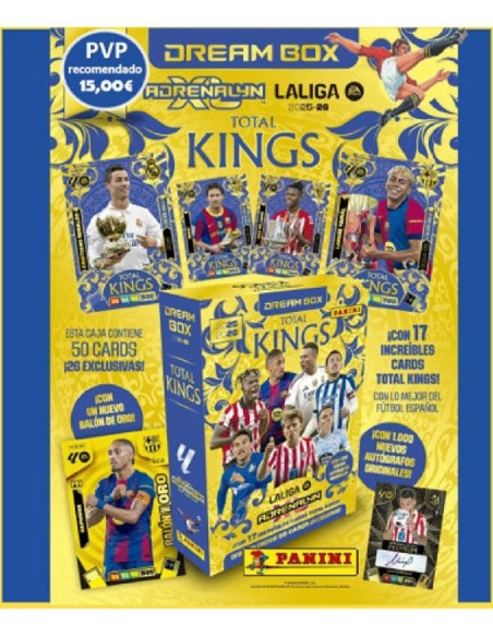 DREAM BOX TOTAL KINGS ADRENALYN  PANINI