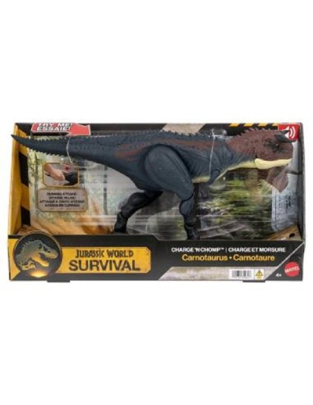 Jurassic World Charge N Chomp Carnotauro Figura de Acción