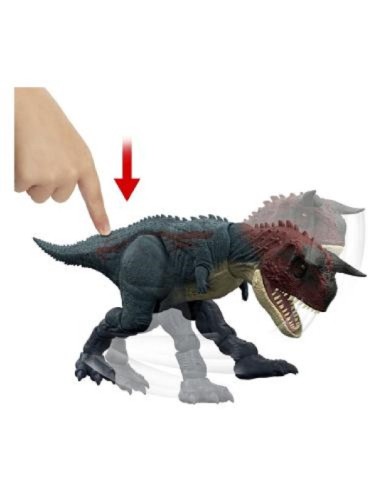 Jurassic World Charge N Chomp Carnotauro Figura de Acción