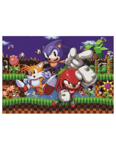 PUZZLE CUBO SONIC 64 500-PIEZAS