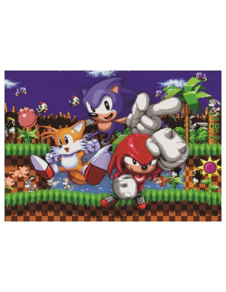 PUZZLE CUBO SONIC 64 500-PIEZAS