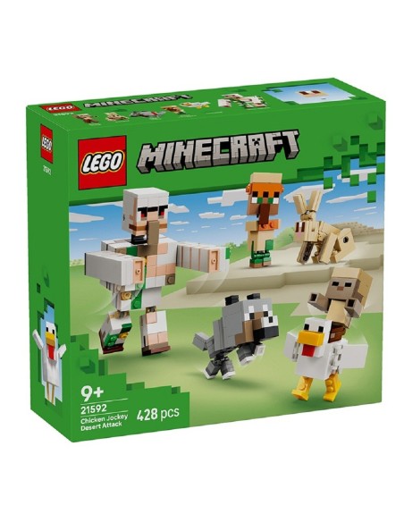 LEGO MINECRAFT JINETE AVICOLA DESIERTO