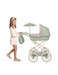 Carro de Muñecas Plegable con Manillar Regulable y Sombrilla Botanic DeCuevas 81068 2