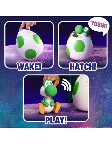 Huevo Yoshi de Nintendo Hatchin interactivo