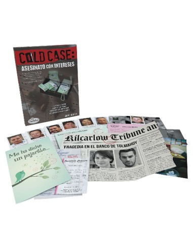 JUEGO DE MESA COLD CASE 3 ASESINATO CON INTERESES