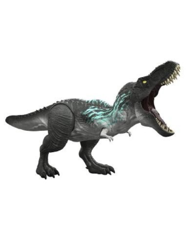 Jurassic World T. rex Muscle Madness con rugidos y músculos expansibles 4 años