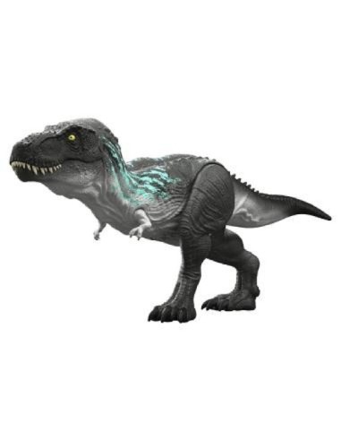 Jurassic World T. rex Muscle Madness con rugidos y músculos expansibles 4 años