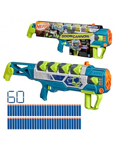 Nerf Rebel Ops Lanzador Doom Cannon con 60 Dardos Elite