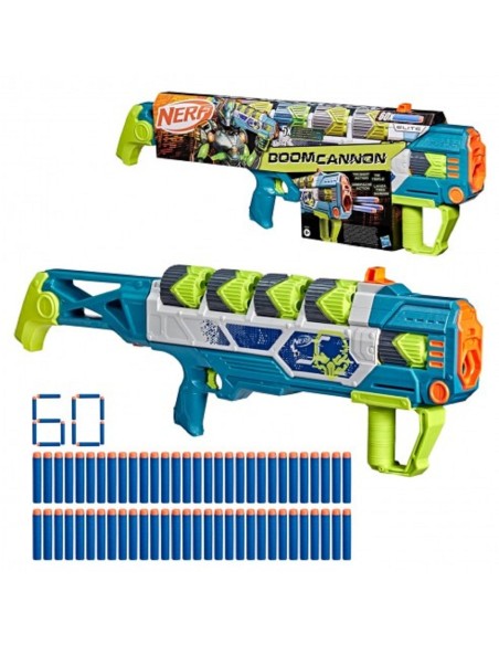 Nerf Rebel Ops Lanzador Doom Cannon con 60 Dardos Elite