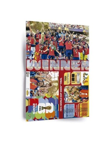POSTER MUNDIAL + 30 CROMOS SELECCION ESPAÑOLA