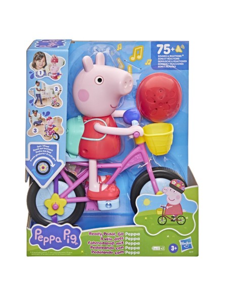 Peppa Pig Pedaleando con Peppa Figura Interactiva
