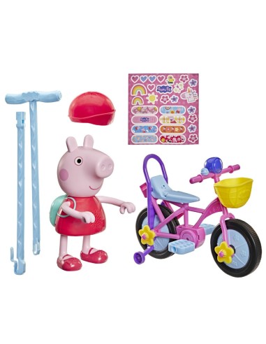 Peppa Pig Pedaleando con Peppa Figura Interactiva