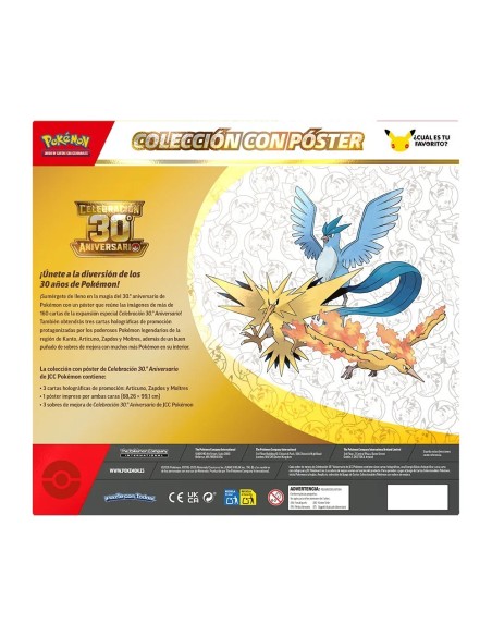 Pokemon TCG: Colección 30 Aniversario – Colección con Póster (Español)
