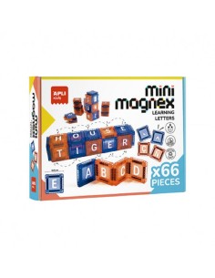 Juego mini magnex letras 66 piezas