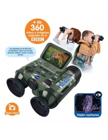 Vtech - Prismáticos infantiles multimedia Naturaleza y aventura camuflaje