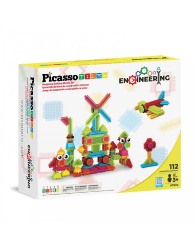 PICASSO TILES BLOQUES DE CONSTRUCCIÓN ENTRELAZADOS 112 PIEZAS