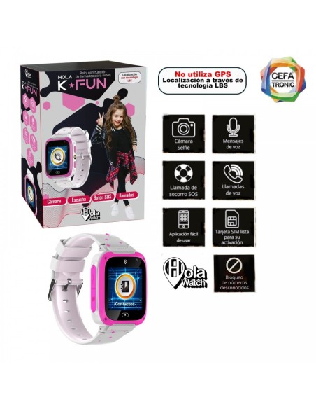 RELOJ INTELIGENTE HOLA WATCH K-FUN