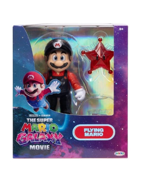 Figura Mario Volador Super Mario Galaxy Movie 13 cms